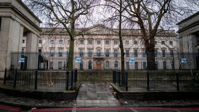 The former Royal Mint which has been bought by the Chinese government who want to turn it into the Chinese embassy in London