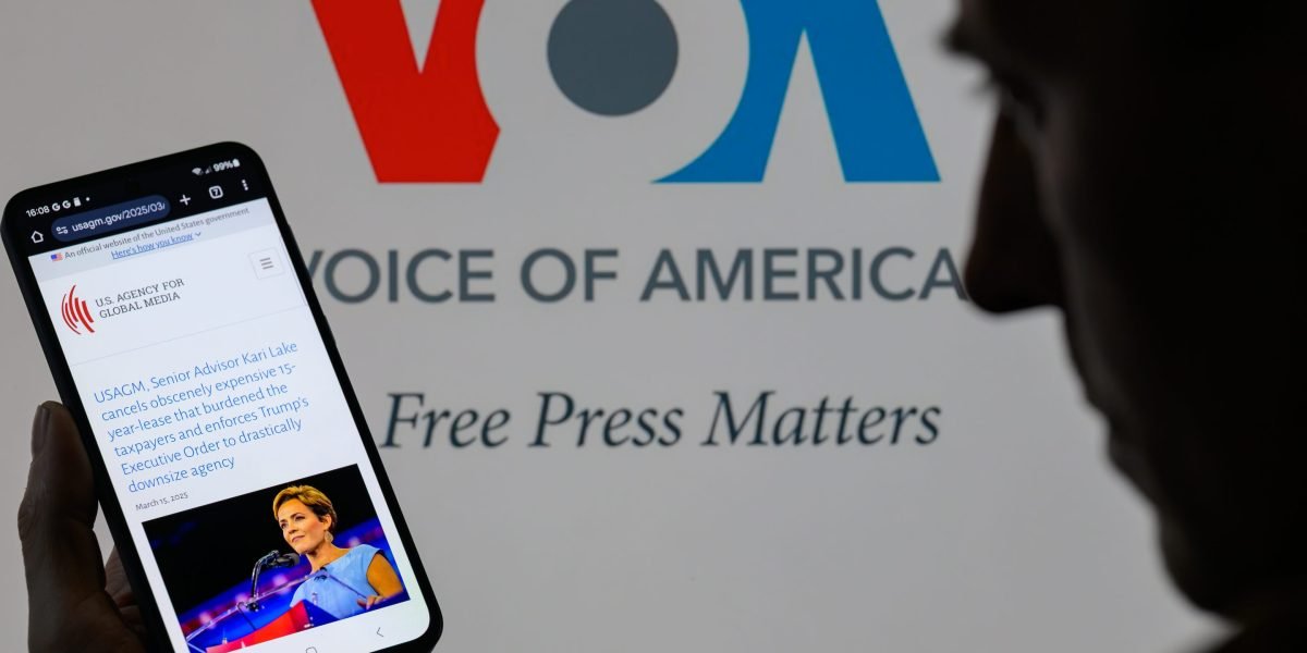 A China elogia o plano de Trump de fazer o financiamento de 'Notorious' Us Media - como Voice of America 'Lie Factory'