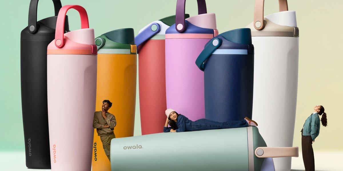 A garrafa de água Owala é para a geração Z o que a Stanley Cup é para a geração do milênio: 'apoio emocional'. Dentro da história de sucesso dos negócios da família em rápido crescimento