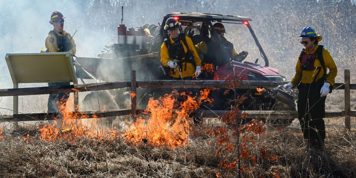 O governo Trump está apoiando um aumento de pagamento prometido anteriormente para os bombeiros da floresta selvagem - mas muitos se preocupam novos cortes de empregos de doge os sabotam