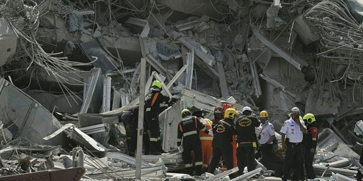 O poderoso terremoto de magnitude 7.7 atinge Mianmar, com o choque de Bangkok.