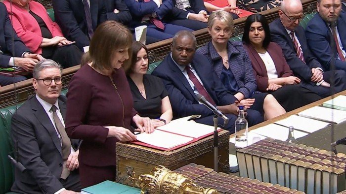 Rachel Reeves delivers her Spring Statement to the House of Commons