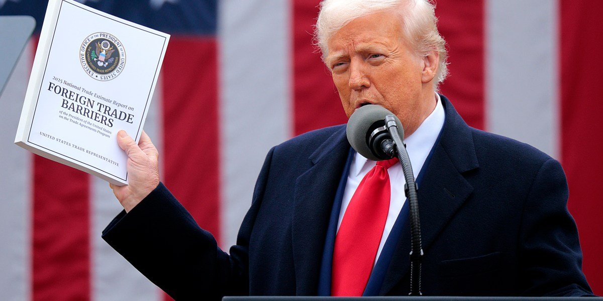 Bitcoin mergulha 12% após o anúncio tarifário de Trump espelhando o mercado de ações queda