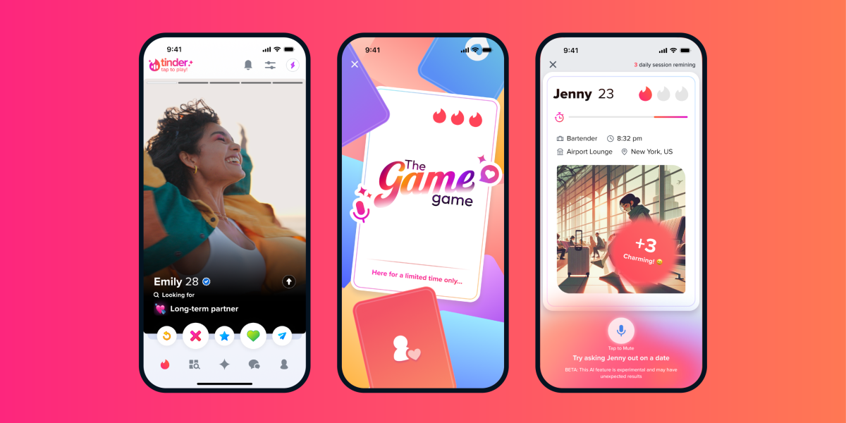 Eu tentei o novo Flirtbot do Tinder e o OpenAI - e um aspecto era assustador e irritante