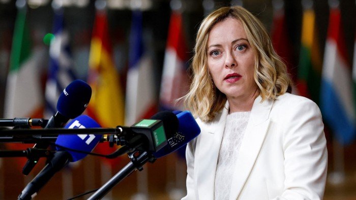 Italian Prime Minister Giorgia Meloni