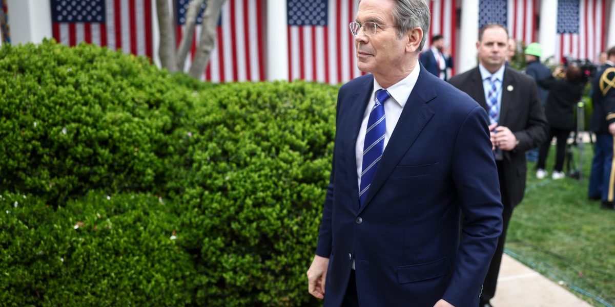 Wall Street fica um choque rude quando Bessent joga segundo violino nas tarifas